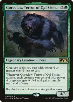[MTG] Goreclaw, Terror of Qal Sisma (186) (M19) LP-HP - Image 1