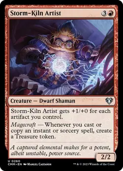 [MTG] Storm-Kiln Artist (0260) (CMM) LP-HP - Image 1