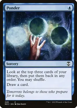 [MTG] Ponder (229) (NCC) LP-HP - Image 1