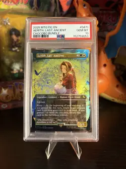 2025 MTG Final Fantasy Aerith, Last Ancient PSA 10 Chocobo Tracks - Image 1
