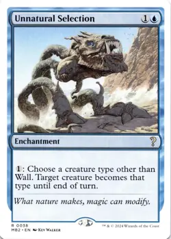 Unnatural Selection MB2 38 Mystery Booster 2 Magic: The Gathering NM - Image 1