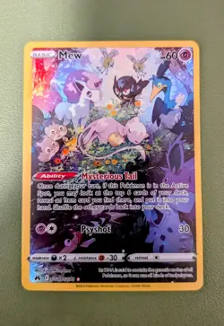 Pokemon TCG Mew GG10/GG70 Crown Zenith Galarian Gallery Holo Rare NM - Image 1