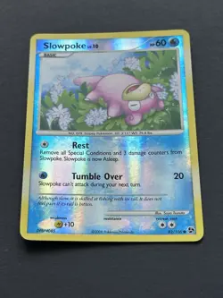 Slowpoke Reverse Holo [NM] D&P Great Encounters Set 82/106 Pokemon Card [2008] - Image 2