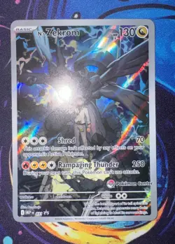 N’s Zekrom Pokemon Center Stamp Ascended Heroes ETB Promo Mega Evolution - Image 3