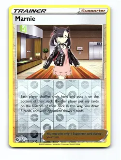 Marnie 056/073 Holo Rare Champion's Path Pokemon Reverse Holo Near Mint - Image 1