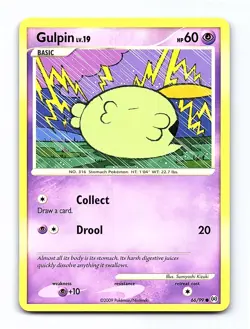 Gulpin 66/99 Common Arceus Pokemon Lightly Played - Image 1