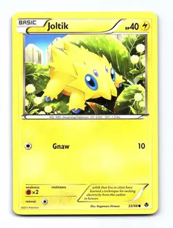 Joltik 33/98 Common Emerging Powers Pokemon Lightly Played - Image 1