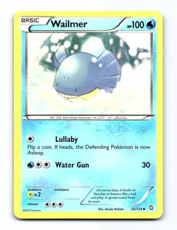 Wailmer 25/124 Uncommon Dragons Exalted Pokemon Lightly Played - Image 1