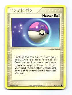 Master Ball 99/113 Uncommon Delta Species Pokemon Lightly Played - Image 1