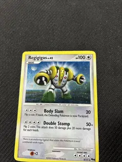 Regigigas 4/17 Pop Series 9 Holo Rare Pokemon HP - Image 3