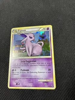 Espeon 2/90 Unduanted Cracked Ice Holo Pokemon MP - Image 1