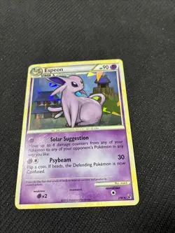 Espeon 2/90 Unduanted Cracked Ice Holo Pokemon MP - Image 2