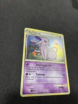 Espeon 2/90 Unduanted Cracked Ice Holo Pokemon MP - Image 4