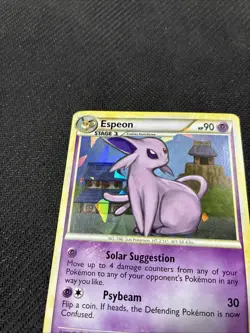 Espeon 2/90 Unduanted Cracked Ice Holo Pokemon MP - Image 5