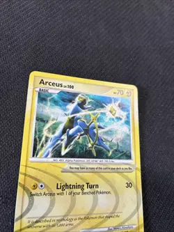 Arceus AR6 Lightening Platinum Arceus Hoko Rare Pokemon LP - Image 2