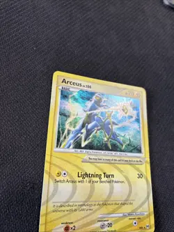 Arceus AR6 Lightening Platinum Arceus Hoko Rare Pokemon LP - Image 3