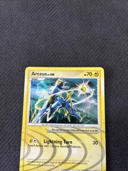 Arceus AR6 Lightening Platinum Arceus Hoko Rare Pokemon LP - Image 4