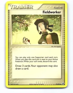 Fieldworker 73/92 Uncommon Legend Maker Pokemon Lightly Played - Image 1