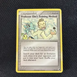Professor Elms Training Method 79/101 ex Dragon Frontiers Pokemon LP - Image 1