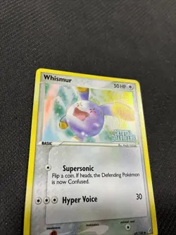 Whismur 69/100 ex Crystal Guardians Reverse Holo Pokemon LP - Image 3
