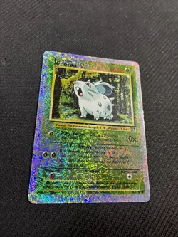 Nidoran 82/110 Legendary Collection Reverse Holo Pokemon LP - Image 2