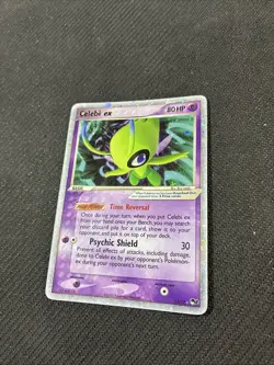 Celebi ex 17/17 Pop Series 2 Rare Pokemon LP - Image 2
