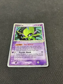 Celebi ex 17/17 Pop Series 2 Rare Pokemon LP - Image 3
