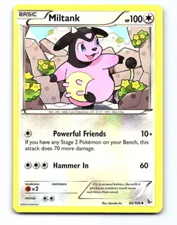 Miltank 83/106 Uncommon Flashfire Pokemon Lightly Played - Image 1