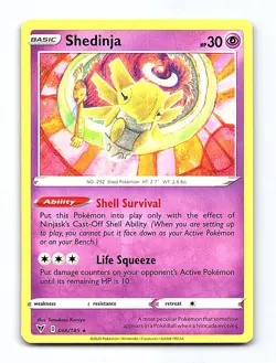 Shedinja 066/185 Rare Vivid Voltage Pokemon Near Mint - Image 1