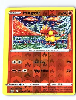 Magmar 019/172 Common Brilliant Stars Pokemon Reverse Holo Near Mint - Image 1