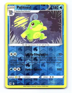 Politoed 032/196 Rare Lost Origin Pokemon Reverse Holo Near Mint - Image 1
