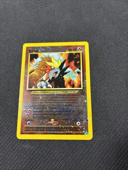 Entei 34 WOTC Black Star Promo Holo Pokemon MP - Image 1