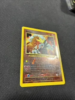 Entei 34 WOTC Black Star Promo Holo Pokemon MP - Image 3