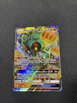 Marshadow GX 80/147 Burning Shadows Pokemon LP - Image 1