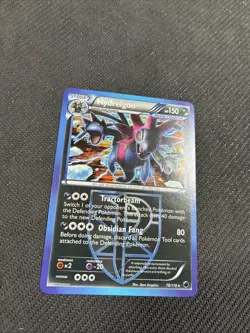 Hydreigon 78/116 Dark Explorers Holo Rare Pokemon LP - Image 3