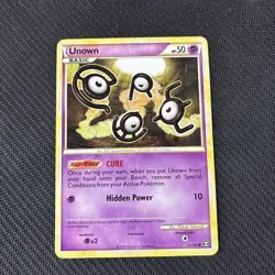 Unown 51/102 Triumphant Pokemon MP - Image 1
