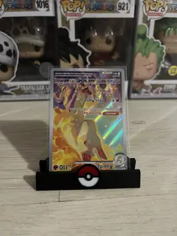 Pokemon TCG Destined Rivals Rapidash Art Rare Card 189/182 NM - Image 3