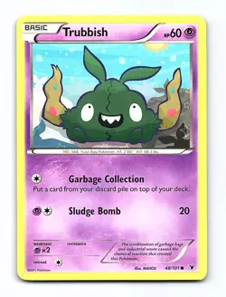 Trubbish 48/101 Common Noble Victories Pokemon Lightly Played - Image 1