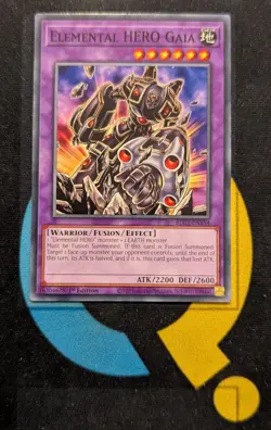 BLC1-EN154 Elemental HERO Gaia Common 1st Edition YuGiOh Card - Image 1