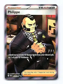 Philippe 110/086 Holo Ultra Rare Chaos Rising Pokemon Holo Near Mint - Image 1