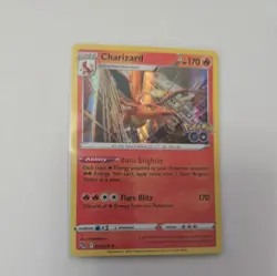 Charizard 010/078 Pokemon GO Holo Rare Starter Pokemon Trading Card Game 2022 NM - Image 4