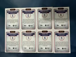 Topps Merlin 2025-26 Premier League Crystal Palace 8x Base Cards Inc Wharton - Image 2
