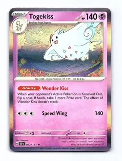 Togekiss 072/191 Rare Surging Sparks Pokemon Holo Near Mint - Image 1