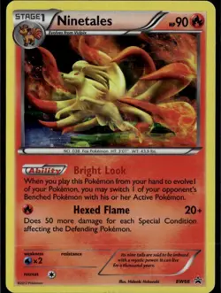 NM - Ninetales #BW66 | Promo | Black and White Promos - Image 1