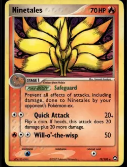VLP - Ninetales #19/108 | Rare | Power Keepers - Image 1