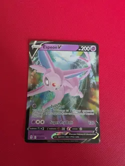 Pokemon TCG Espeon v Evolving Skies Card 064/203 NM Condition - Image 1