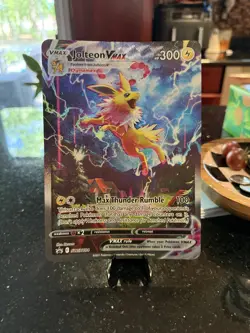 Jolteon VMax Black Star Promo Pokemon JUMBO Card SWSH184 NM 2021 English Holo - Image 1