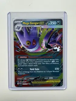 Pokemon Mega Gengar ex #056/094 PRIZE PACK SERIES 9 Play Stamp Promo - Image 1
