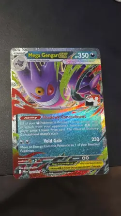 Pokemon Mega Gengar ex #056/094 PRIZE PACK SERIES 9 Play Stamp Promo - Image 1