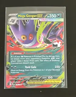 Pokemon Mega Gengar ex #056/094 PRIZE PACK SERIES 9 Play Stamp Promo - Image 1